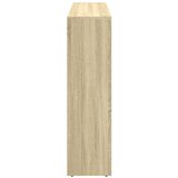  Pregrada/regal za knjige3 razina hrast 137,5x29x103,5 cm drveni | shoptok.hr