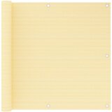 vidaXL Balkonsko platno bež 90x600 cm HDPE, (20610796) | Shoptok.si