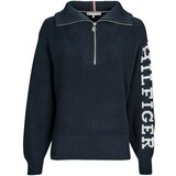 Tommy Hilfiger Puloverji PLACED HILFIGER 1/2 ZIP SWEATER | Shoptok.si