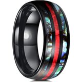 IZMAEL Prsten RE-32086 - Crna / Crvena / 52mm | shoptok.hr