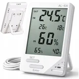 Digitalna vremenska postaja LCD termometer higrometer 9cm zunanji senzor