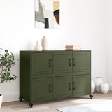 Komoda maslinastozeleni 100,5x39x72 cm čelična | shoptok.hr