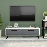 Hanah home Melisa - White, Anthracite WhiteAnthracite TV Stand | ePonuda.com