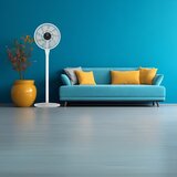 Stojeći ventilator 25W/230V 130 cm beo + daljinski upravljač | Eponuda.com