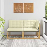  Sekcionalna sofa s jastukom Bijela 162,5 x 83 x 73 cm | shoptok.hr
