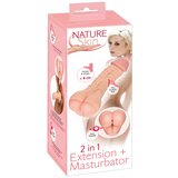 Nature Skin 2 in 1 Extension + Masturbator cene
