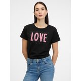 Orsay Black women's short-sleeved T-shirt - Women's Cijene