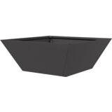 Metalna sadilica Crna Metal 40 x 40 x 15 cm Izdržljiva | shoptok.hr