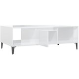  Stolić za kavu sjajni bijeli 103,5x60x35 cm konstruirano drvo | shoptok.hr