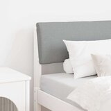  Tapecirani uzglavlje Svijetlo siva 75 cm Čvrsto borovo drvo | shoptok.hr