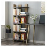 Hanah home polica za knjige elas anthracite
