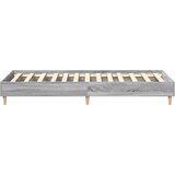 vidaXL posteljni okvir brez ležišča Grey Sonoma 75x190 cm | Shoptok.si