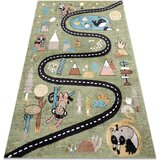 RugsX Preproge Preproga FUN Route za otroke, ulica, živali 140x190 cm Zelena | Shoptok.si