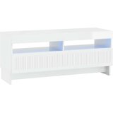  5-dijelni LED TV ormarić Bijela visokog sjaja Konstruirano drvo | shoptok.hr