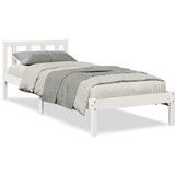 Maison Chic Daljši Posteljni okvir - Enojna postelja - Postelja za odrasle brez vzmetnice bel 80x210 cm borovina, (21696054) | Shoptok.si