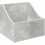  Kutija za LP ploče 2 kom. Betonska siva 37 x 33 x 32 cm | shoptok.hr