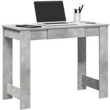 vidaXL Pisalna miza betonsko siva 100x45x75 cm inženirski les, (21814668) | Shoptok.si