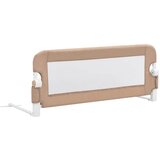  Sigurnosna ogradica za dječji krevet bež 102 x 42 cm poliester | shoptok.hr