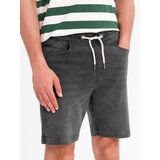Ombre Men's shorts with elastic waistband and wash effect - grey | shoptok.hr