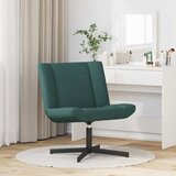 Stolica na kotačiće Tamnozelena 63 x 75 x 76 cm tkanina | shoptok.hr