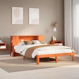 vidaXL Krevet s regalom za knjige bez madraca 120 x 200 cm od borovine Cijene