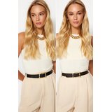 Trendyol ženski pojas model Twoaw24Ke00028, crna-braon / više boja Cene
