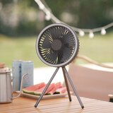 Venisymlis Namizni Usb Ventilator Za Polnjenje, Prenosni Zunanji Led Ventilatorji Za Kampiranje S Kovinskim Stojalom, (22070398) | Shoptok.si