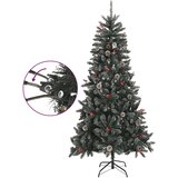  Umjetno božićno drvce sa stalkom zeleno 210 cm PVC | shoptok.hr