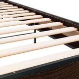  Okvir za krevet smeđi hrast 100x200cm konstruirano drvo i metal | shoptok.hr