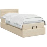  od pjene s madracem i LED-om Krem 100 x 200 cm Tkanina | shoptok.hr