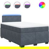 Maison Chic Box spring postelja - Vzmetna postelja z vzmetnico temno siva 120x200 cm žamet SL23173, (21892039) | Shoptok.si