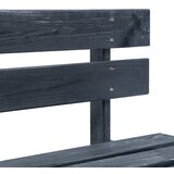  Vrtna klupa od paleta drvena crna | shoptok.hr