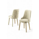 Hanah home set 4 stolice newa cream gold Cene
