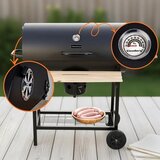 Klausberg KB-9033 vrtni roštilj na ugljen s poklopcem i termometrom, rešetka 70 × 35 cm | shoptok.hr