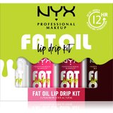 NYX Professional Makeup Fat Oil Lip Drip set za ustnice 4x4.8 ml | Shoptok.si