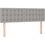  Krevet box spring s madracem svjetlosivi 140x200 cm od tkanine | shoptok.hr