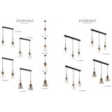 Jupiter 1547 - DM 3 BU - Viseće svetlo DOMINO 3xE27/60W | Eponuda.com
