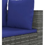  4-dijelni set vrtnih sofa od poliratana s jastucima sivi | shoptok.hr