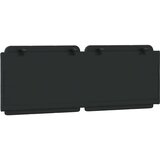 vidaXL Vzglavna stranica črna 137 cm umetno usnje, (21111227) | Shoptok.si