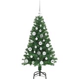 vidaXL Umestno božično drevo Zelena 120 cm PVC, jeklo in plastika | Shoptok.si