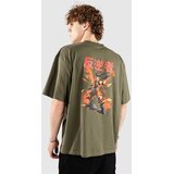 Redefined Rebel CCAnime Fight Oversized Fit T-shirt thyme Cene
