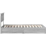  Okvir za krevet Siva Sonoma 90 x 200 cm Konstruirano drvo | shoptok.hr