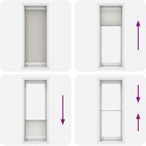 vidaXL Plisirana roleta svijetlosiva 75x200 cm širina tkanine 74,4 cm | shoptok.hr