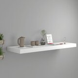 Maison Chic Stenska polica - Viseča Polica bela 80x23,5x3,8 cm MDF, (21784829) | Shoptok.si