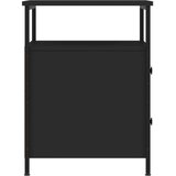 vidaXL Nočna omarica 2 kosa črna 44x45x60 cm inženirski les | Shoptok.si