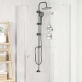  Sustav tuša Crna 45 x 20 x 96 cm Mesing Sus201 i ABS | shoptok.hr