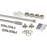 Homeware SET KARNISE 200 cm barve nerjavečega jekla | Shoptok.si