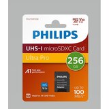 Philips Micro SDXC Memorijska kartica, 256GB Class 10 UHS-I U1 Adapter | shoptok.hr