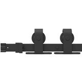 vidaXL Komplet opreme za drsna vrata 183 cm jeklo črne barve | Shoptok.si