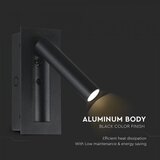 LED zidni reflektor LED/2W/230V 3000K crni | Eponuda.com